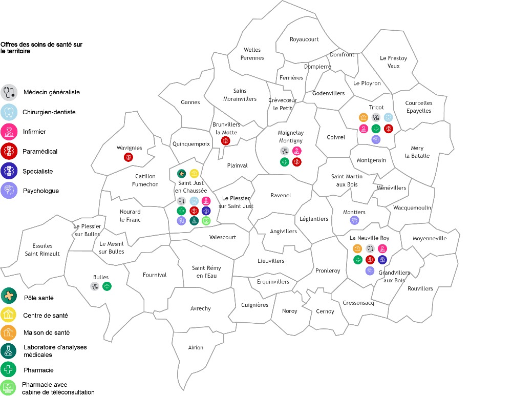 Carte offres de soins XS